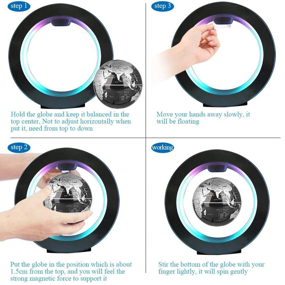 Yazijico™ Levitating Lamp Magnetic Levitation Globe - Yazijico™