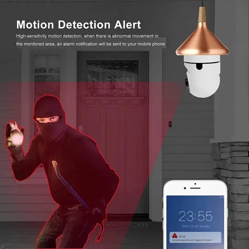 Yazijico™ WiFi Bulb Indoor Camera Two Way Audio - Yazijico™