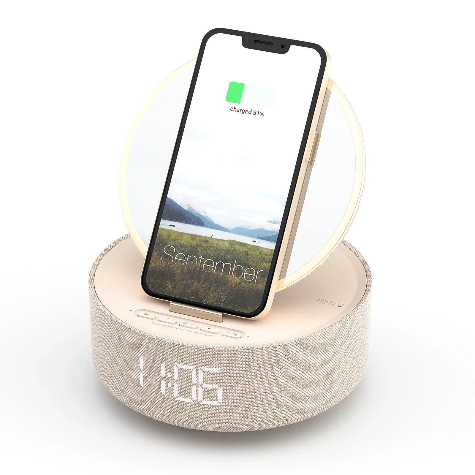 Yazijico™ Digital Alarm Clock with Bluetooth Speaker - Yazijico™