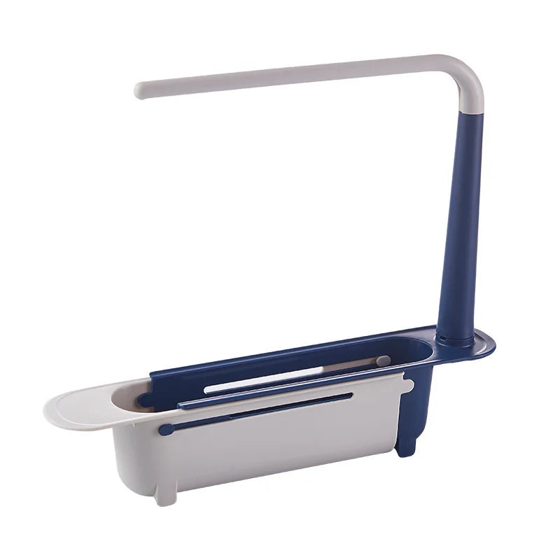 Telescopic Sink Storage Basket Rack | Yazijico™