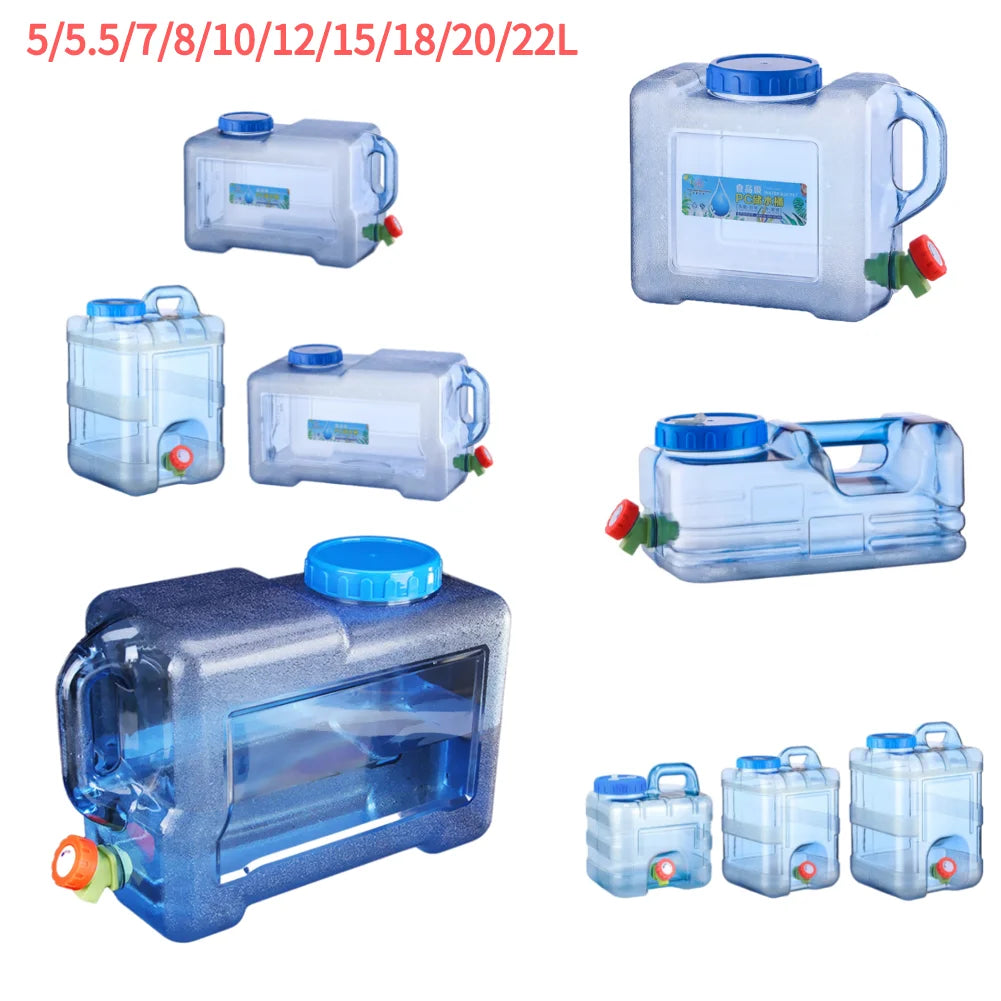 Capacity Outdoor Water Bucket Portable Driving Water | Yazijico™