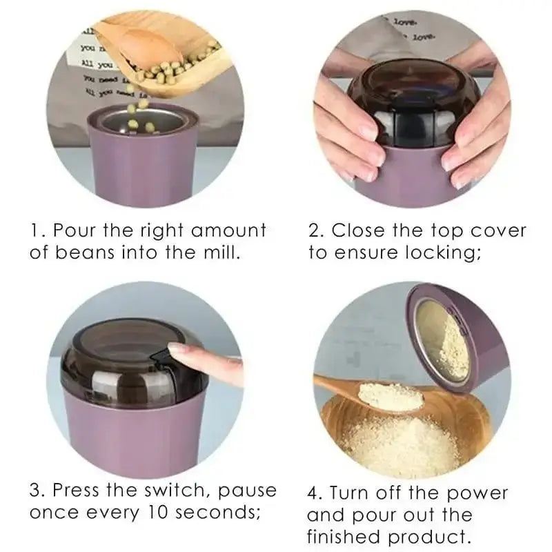 Yazijico™ Mini Electric Coffee Bean Grinder - Yazijico™