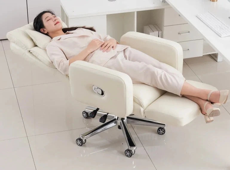 Executive Chair Authentic Leather Comfortable Office Seating | Yazijico™