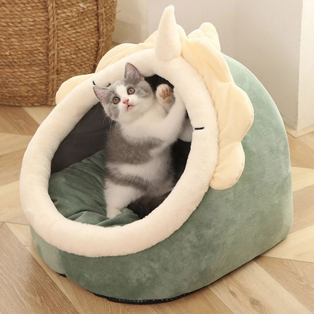 Cat Bed House Kennel Nest Round Pets Sleeping  | Yazijico™