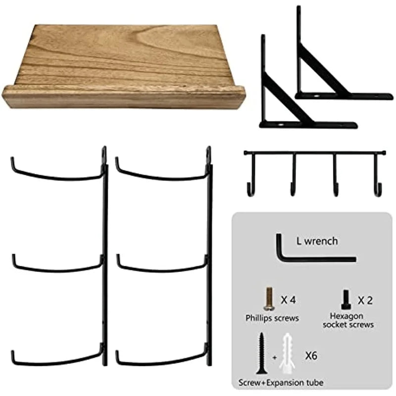 Yazijico™ Yoga Mat Holder Accessories Wall Mount Organizer - Yazijico™