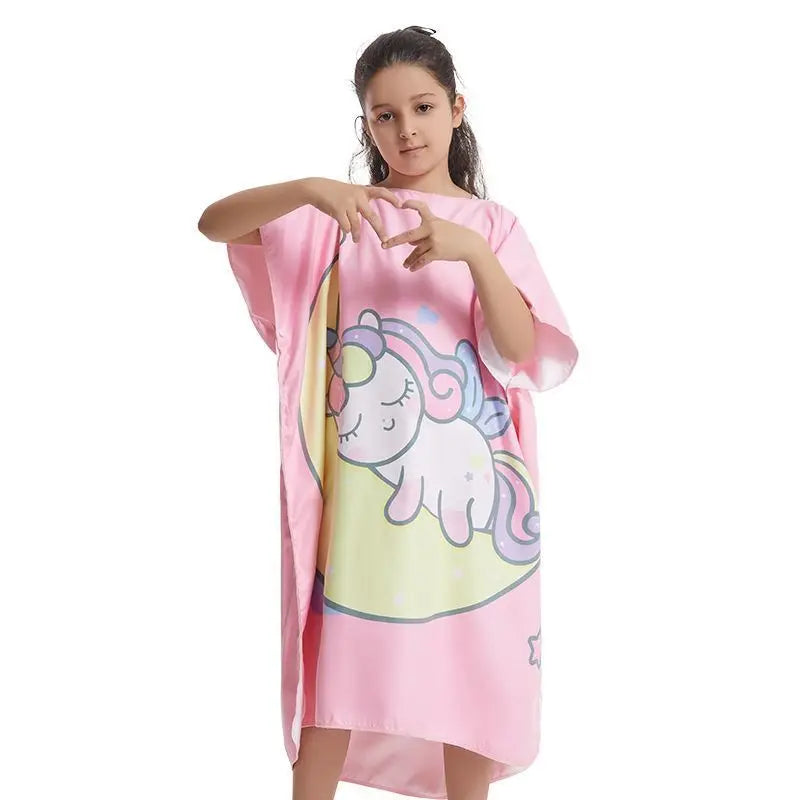 Children's Bath Towel Can Wear Swimming | Yazijico™