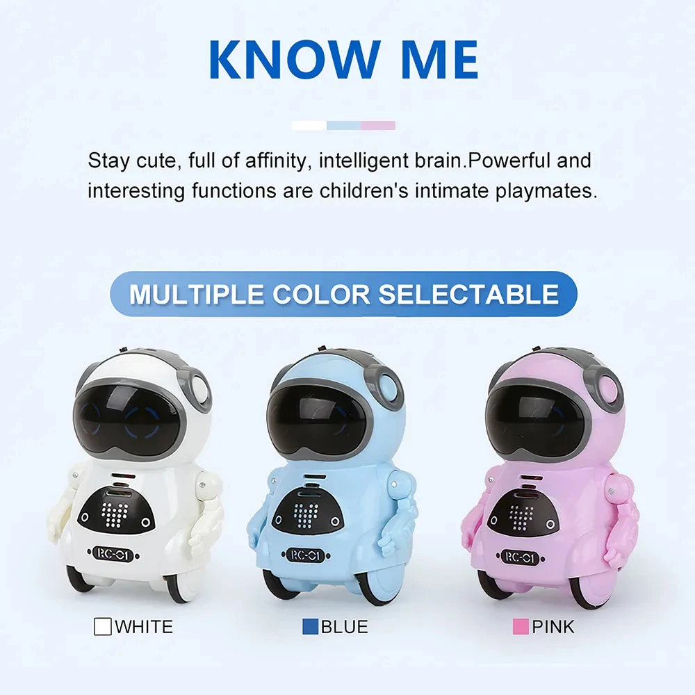 Yazijico™ Pocket Emo Robot Talking Interactive Dialogue - Yazijico™