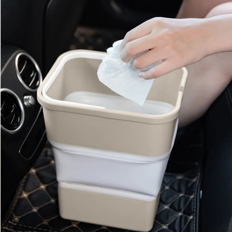 Trash Can Waste Bins Portable Car Multifunctional | Yazijico™