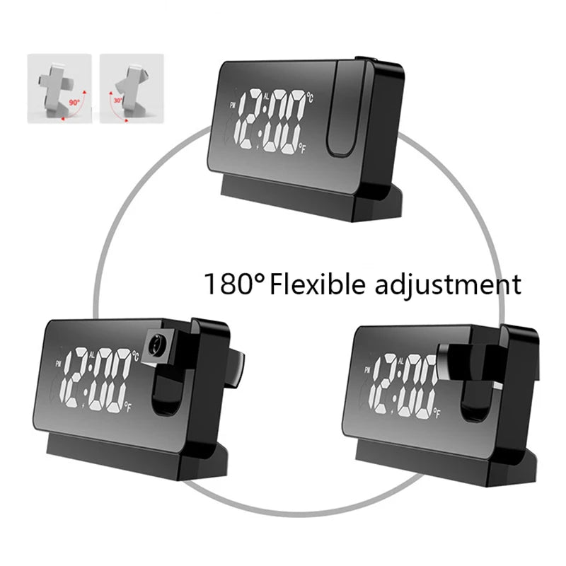 Yazijico™  Projection Alarm Clock for Bedroom - Yazijico™