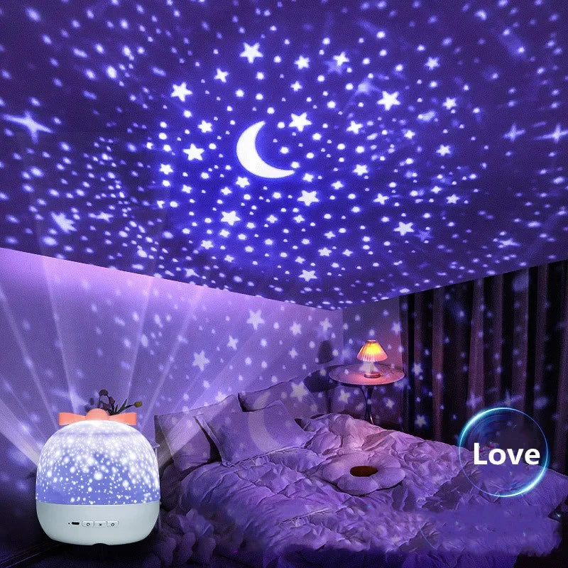 Yazijico™ Light Projector Crown Star Night Light - Yazijico™