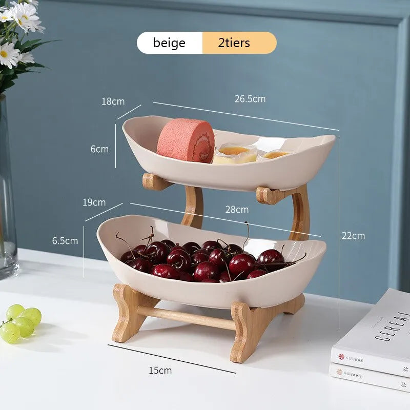 Table Plates Dinnerware Kitchen Fruit Bowl | Yazijico™