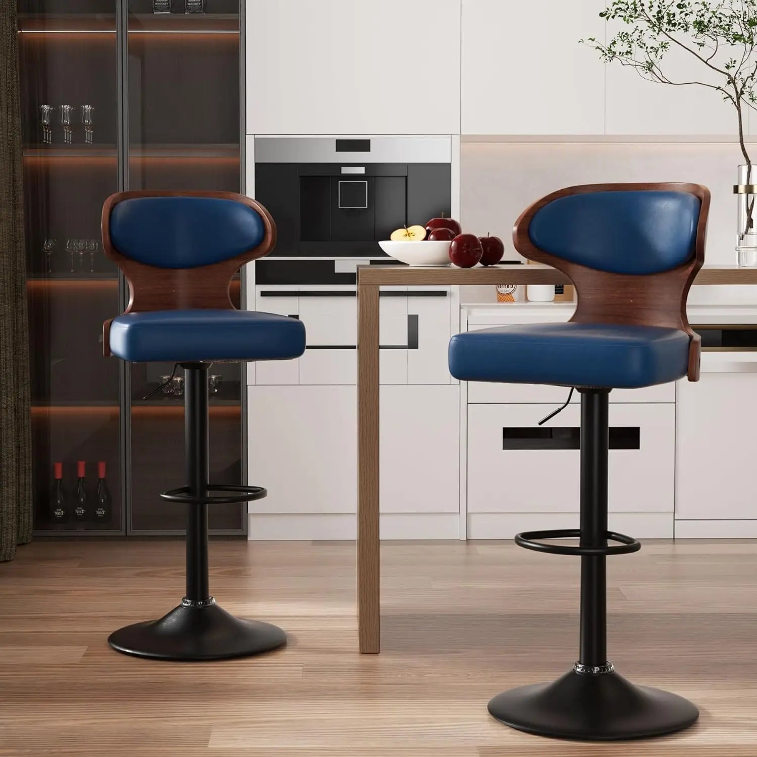 Bar Stools Set of 2 Seat Adjustable Height | Yazijico™