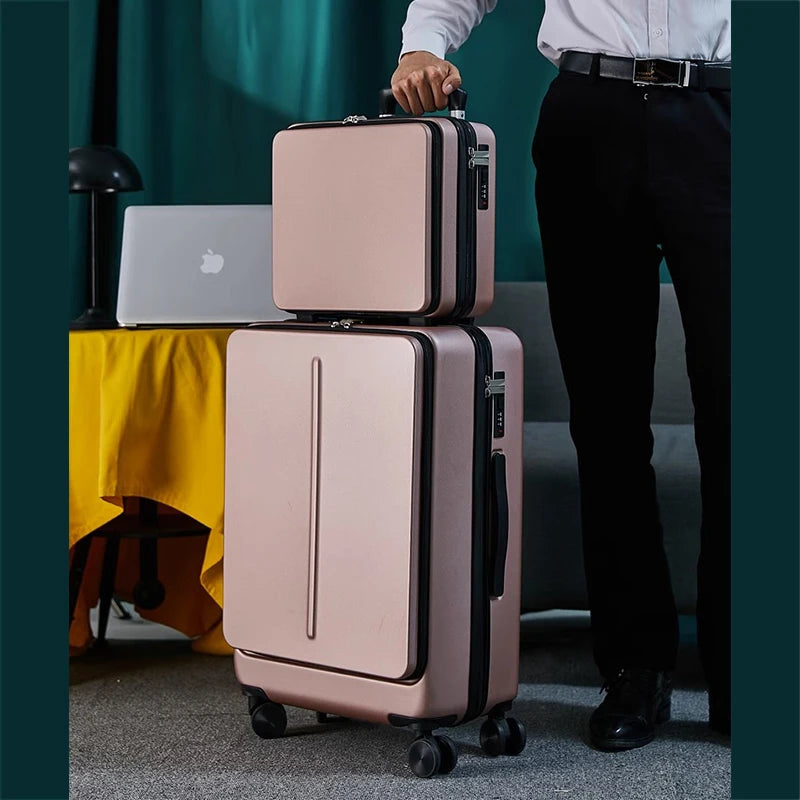 Yazijico™ Front Opening Laptop Luggage Small 20" - Yazijico™