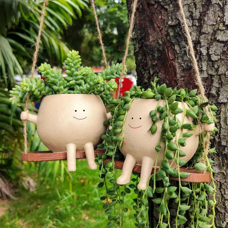 Plant Hanger Baskets Lovely Swing Face| Yazijico™