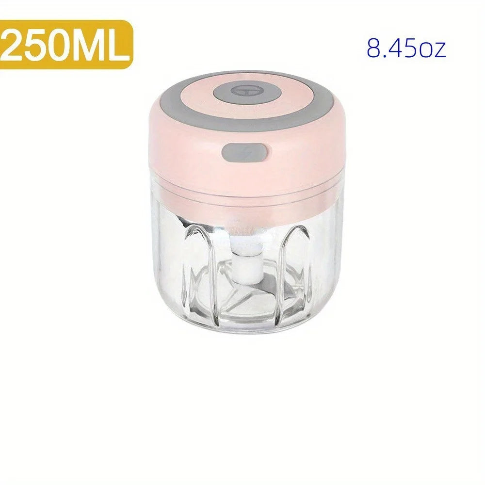 Mini Garlic Chopper - Powerful Meat Grinder And Vegetable Crusher For Quick And Easy Food Prep