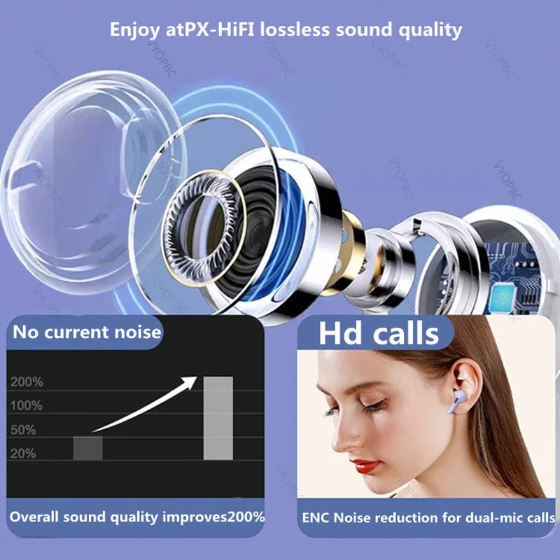 Smart Headphone Bluetooth Earphones Mini Pods