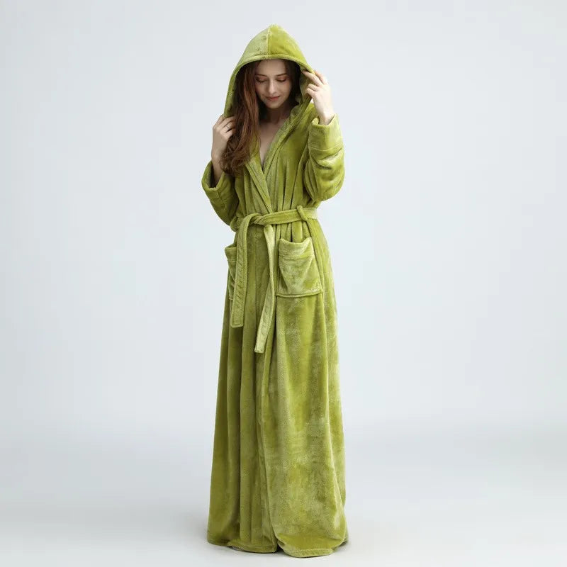 Bathrobe Flannel Dressing Gown Couple  | Yazijico™