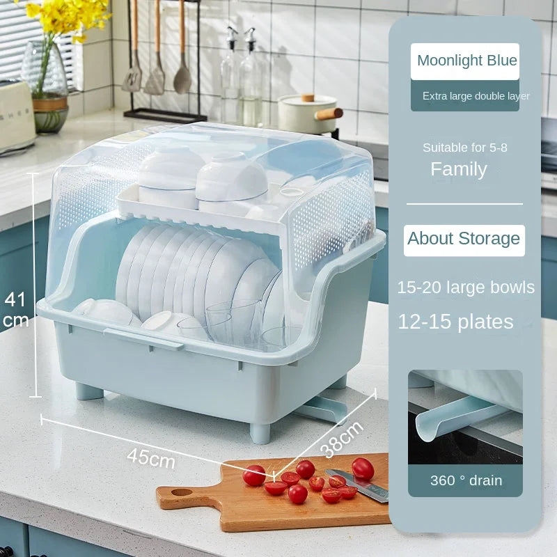 Tableware Storage Box Put Dishes Rack | Yazijico™