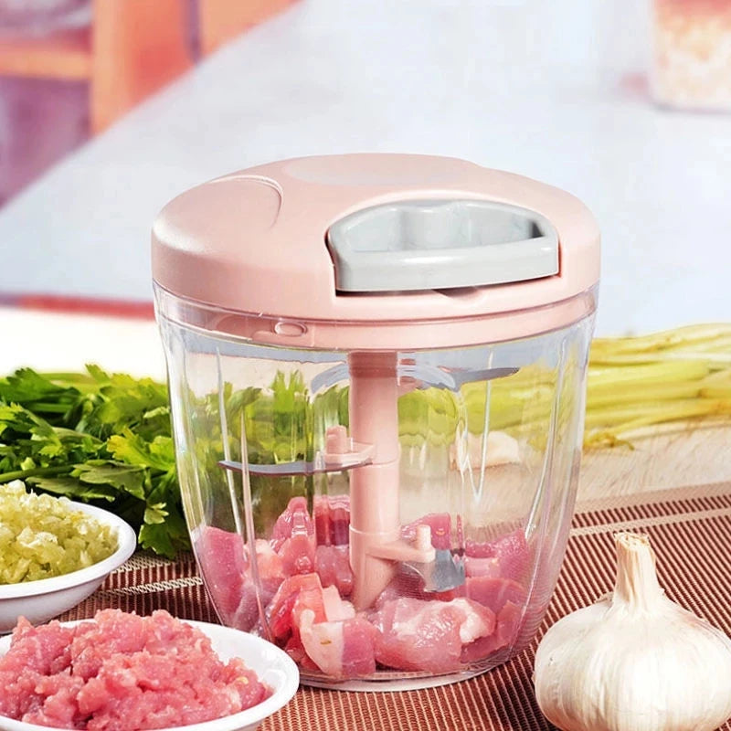 Yazijico™ Garlic Chopper Manual Rotate Vegetable - Yazijico™