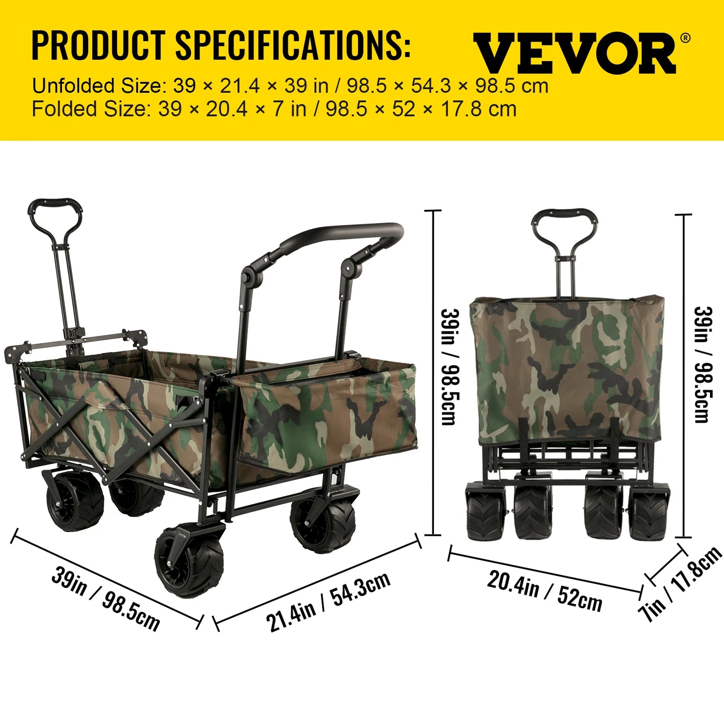 Folding Wagon Cart Handle Bar | Yazijico™