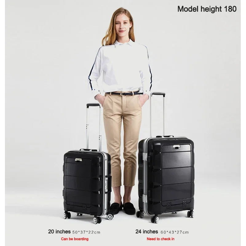 Yazijico™ Trolley Travel Suitcase Front Computer Luggage - Yazijico™