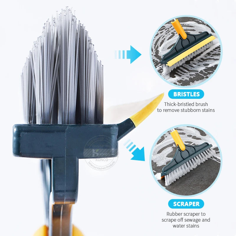 Yazijico™ Floor Scrub Brush 2 In 1 Cleaning Brush - Yazijico™