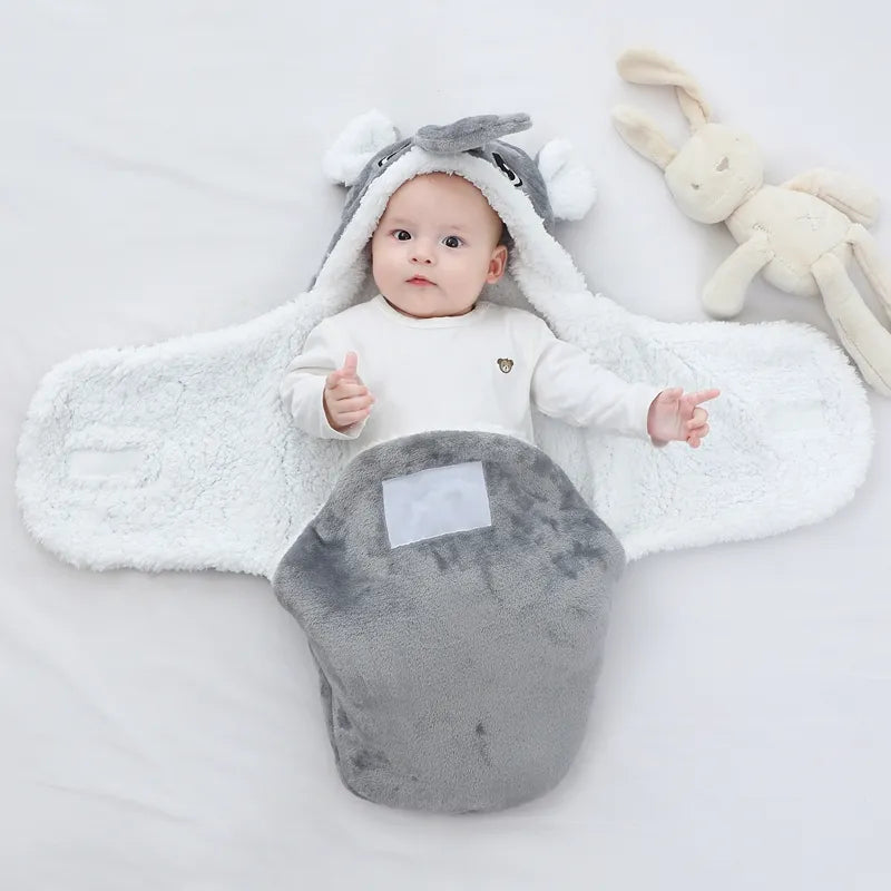 Yazijico™ Newborn Baby Wrap Blankets Soft Warm - Yazijico™