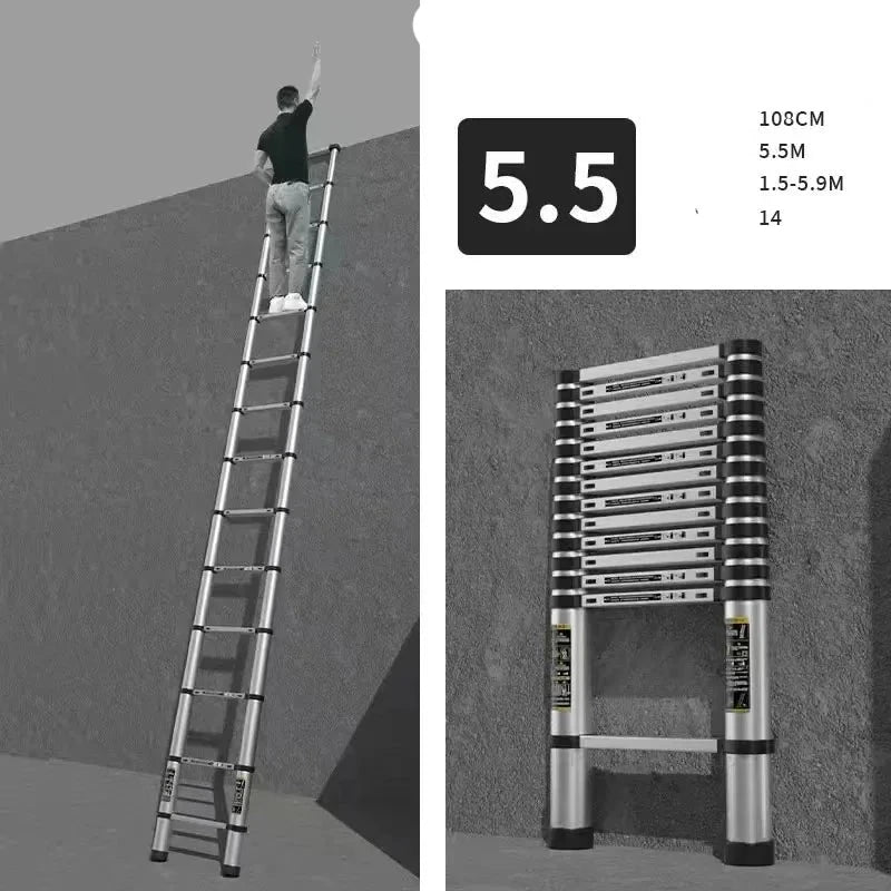 Alloy Telescopic Step Ladder Multi-functional | Yazijico™