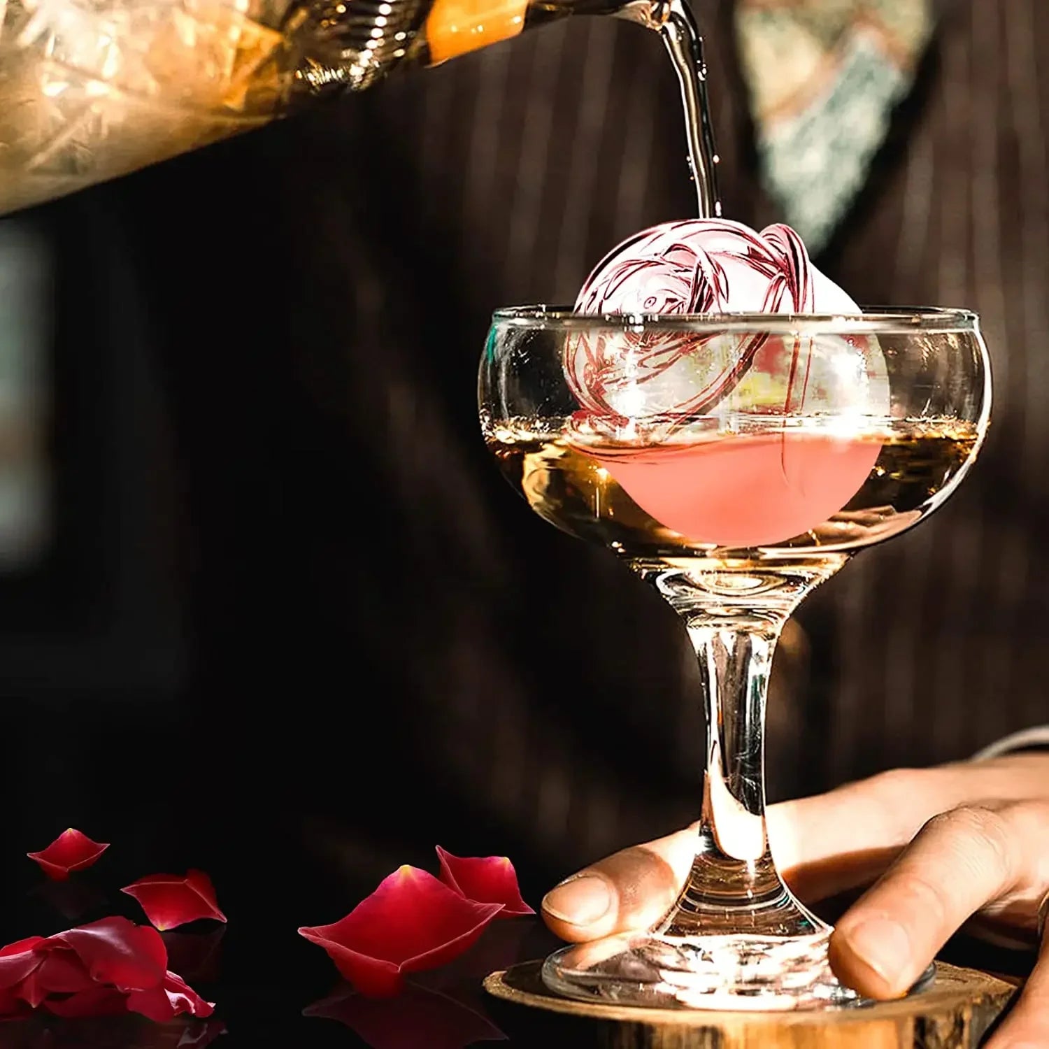 Yazijico™ Creative 3D Rose Ice Molds Large Ice Cube - Yazijico™