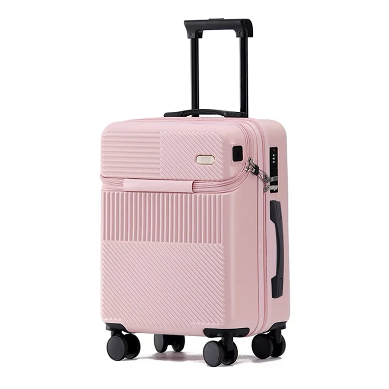 Front opening boarding suitcase | Yazijico™