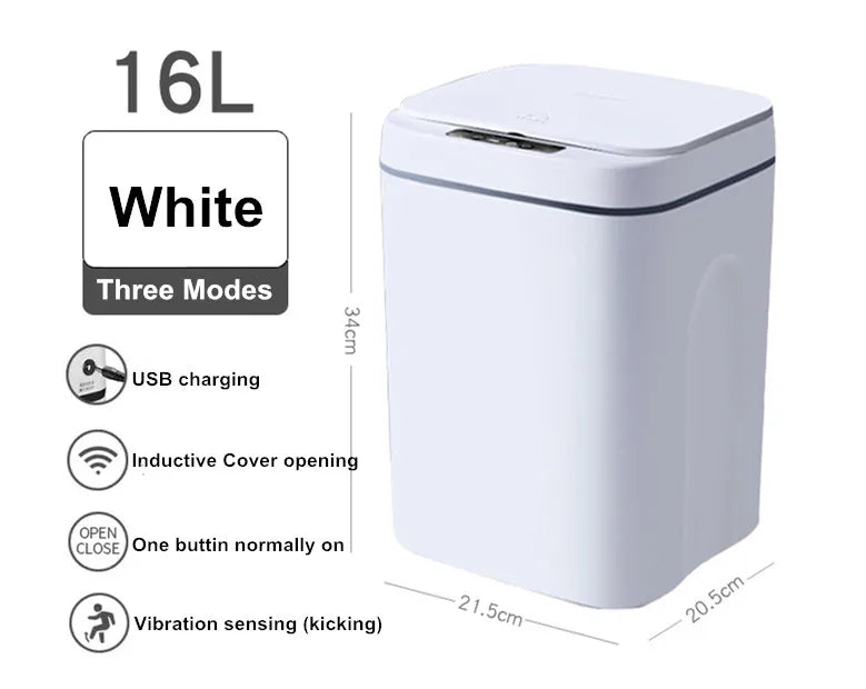 Automatic Sensor Trash Can Electric Touchless Smart | Yazijico™