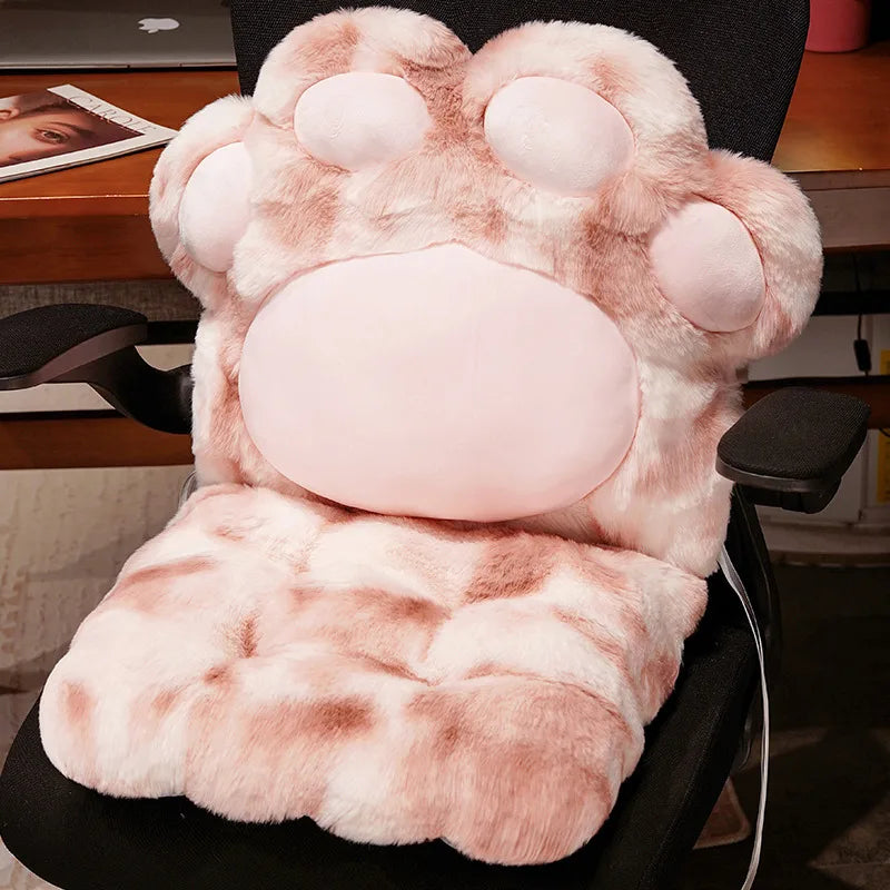 Soft Plush Back and Seat Cushion Cats | Yazijico™