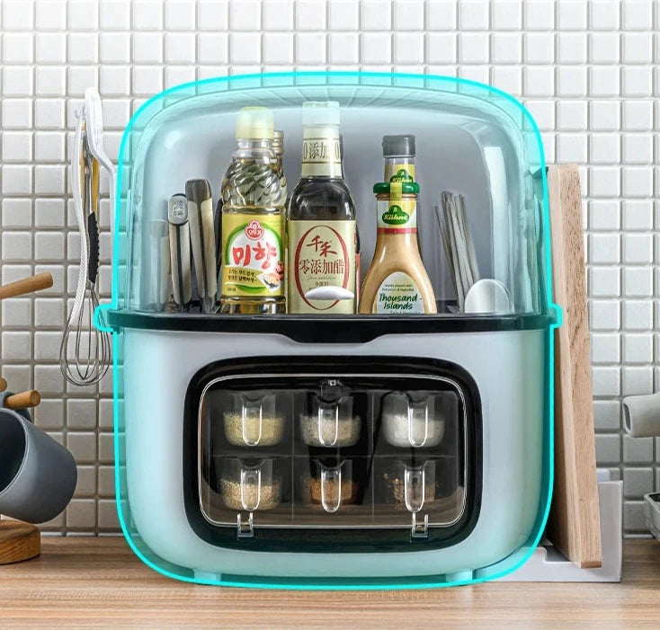 Seasoning Storage Box Knife Holder | Yazijico™