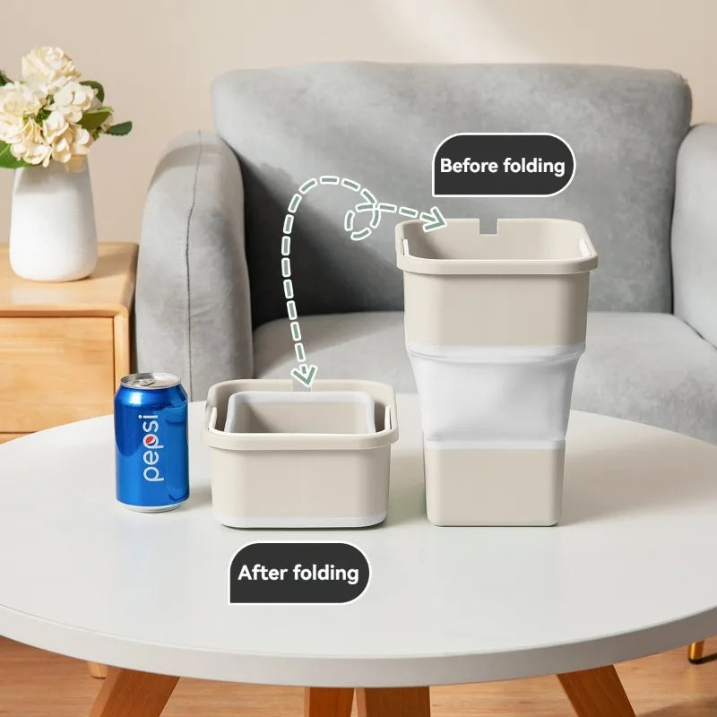 Trash Can Waste Bins Portable Car Multifunctional | Yazijico™