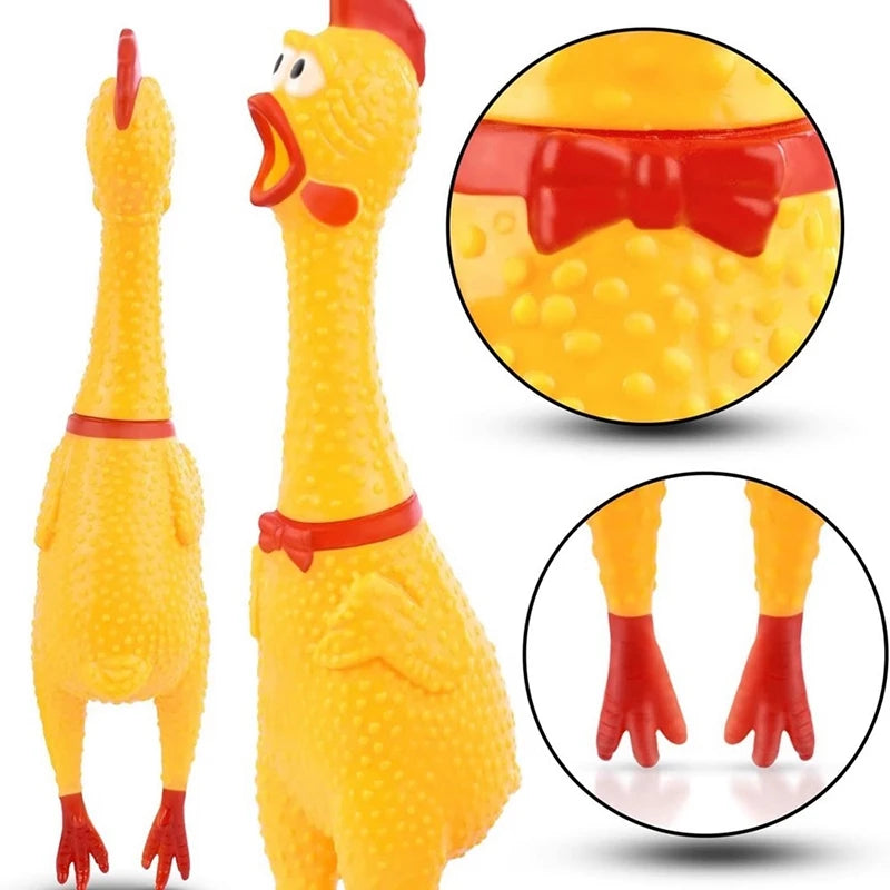 Funny Screaming Chicken Pet Dog Chew Toys | Yazijico™