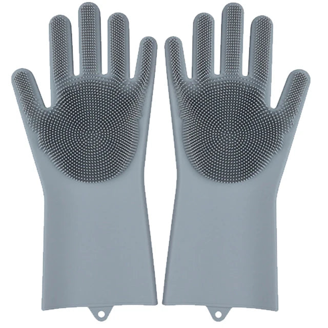 Silicone Dish Washing Gloves For Kitchen
