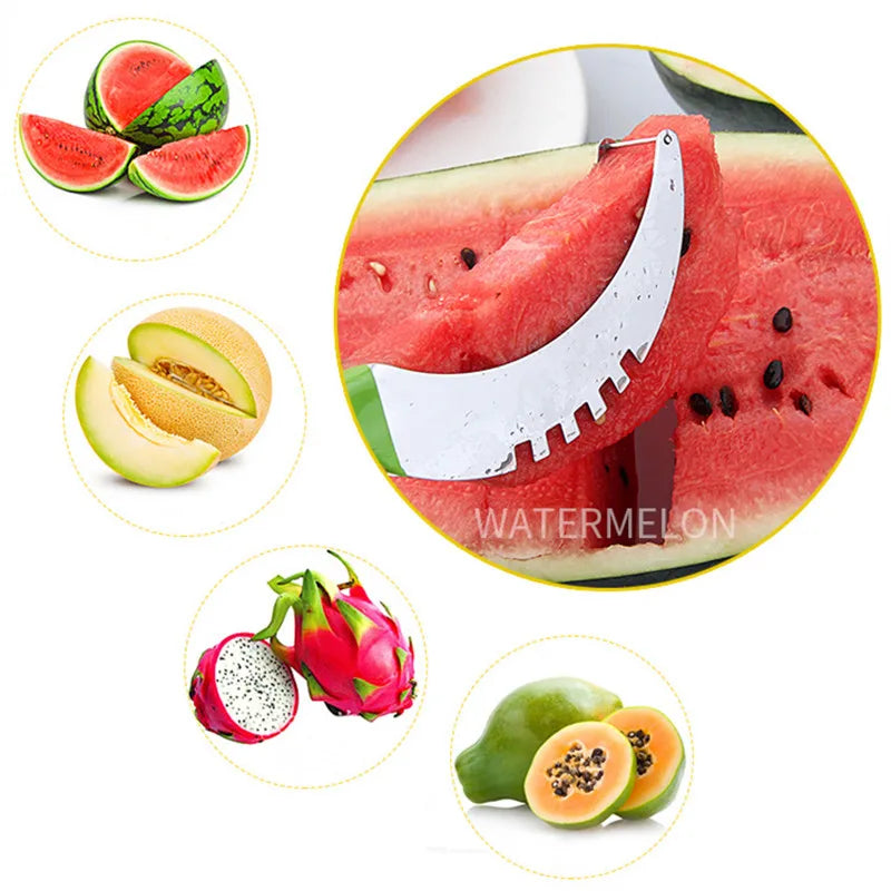 Yazijico™ Stainless Steel Watermelon Slicer Fruits Cutter - Yazijico™