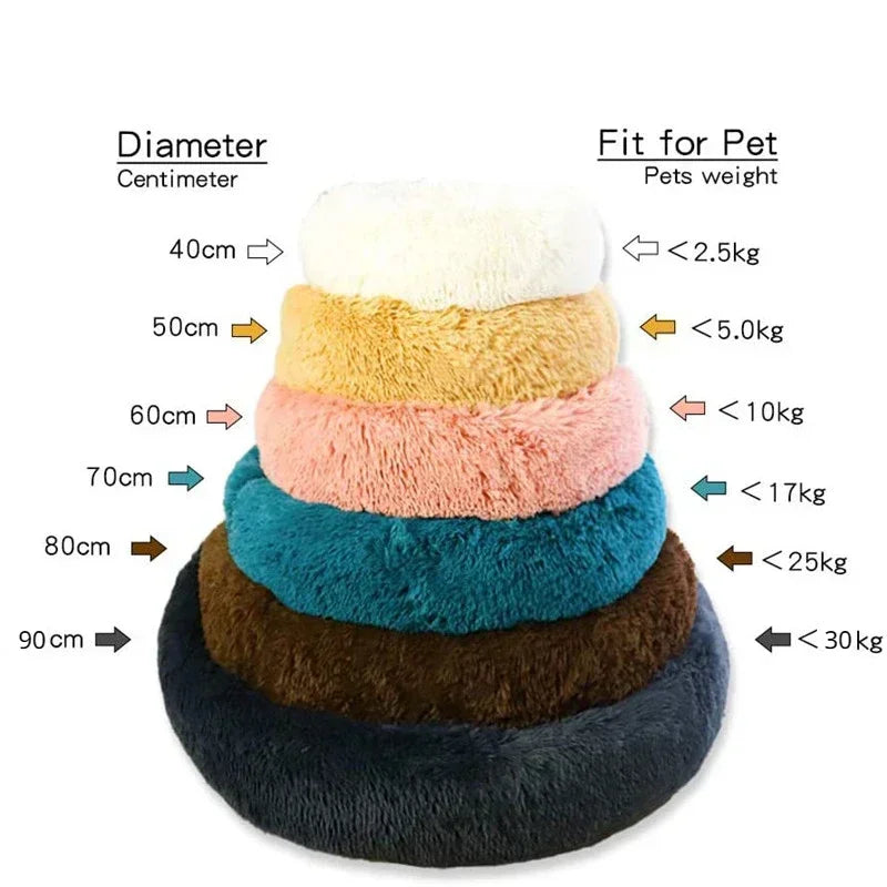 Yazijico™ Round Pet Bed for Large Dog Bed - Yazijico™