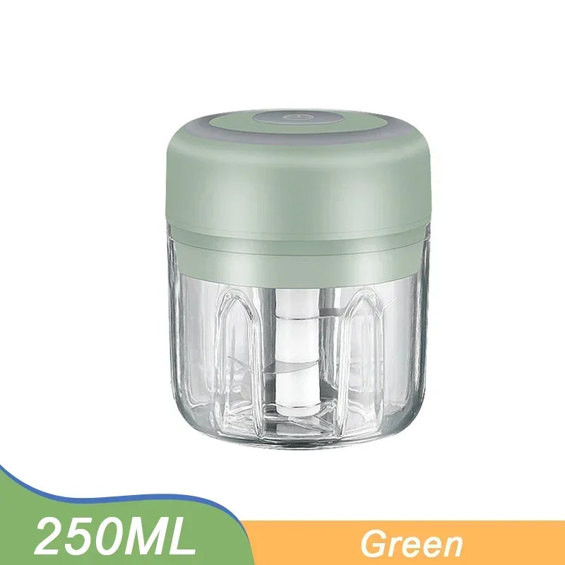 Mini Electric Garlic Chopper Grinder