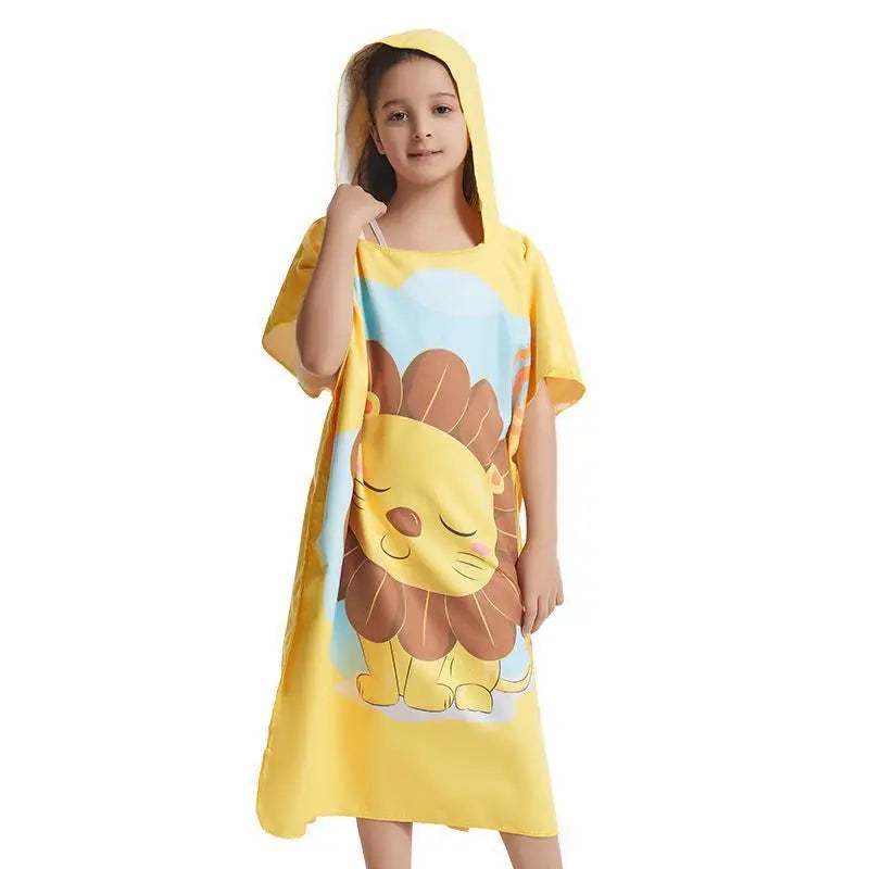 Children's Bath Towel Can Wear Swimming | Yazijico™