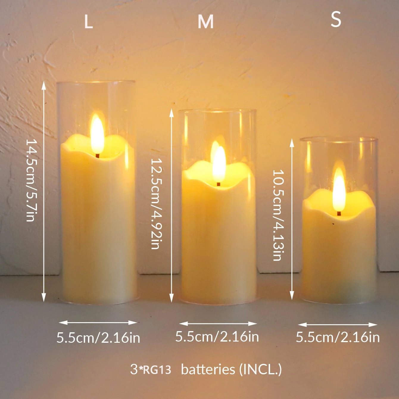 Yazijico™ 1Pcs Led Flameless Electric Candles Lamp - Yazijico™