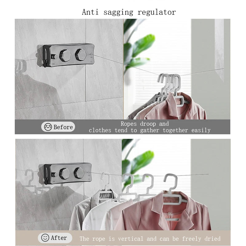 Yazijico™ Stainless Steel Retractable Clothesline - Yazijico™