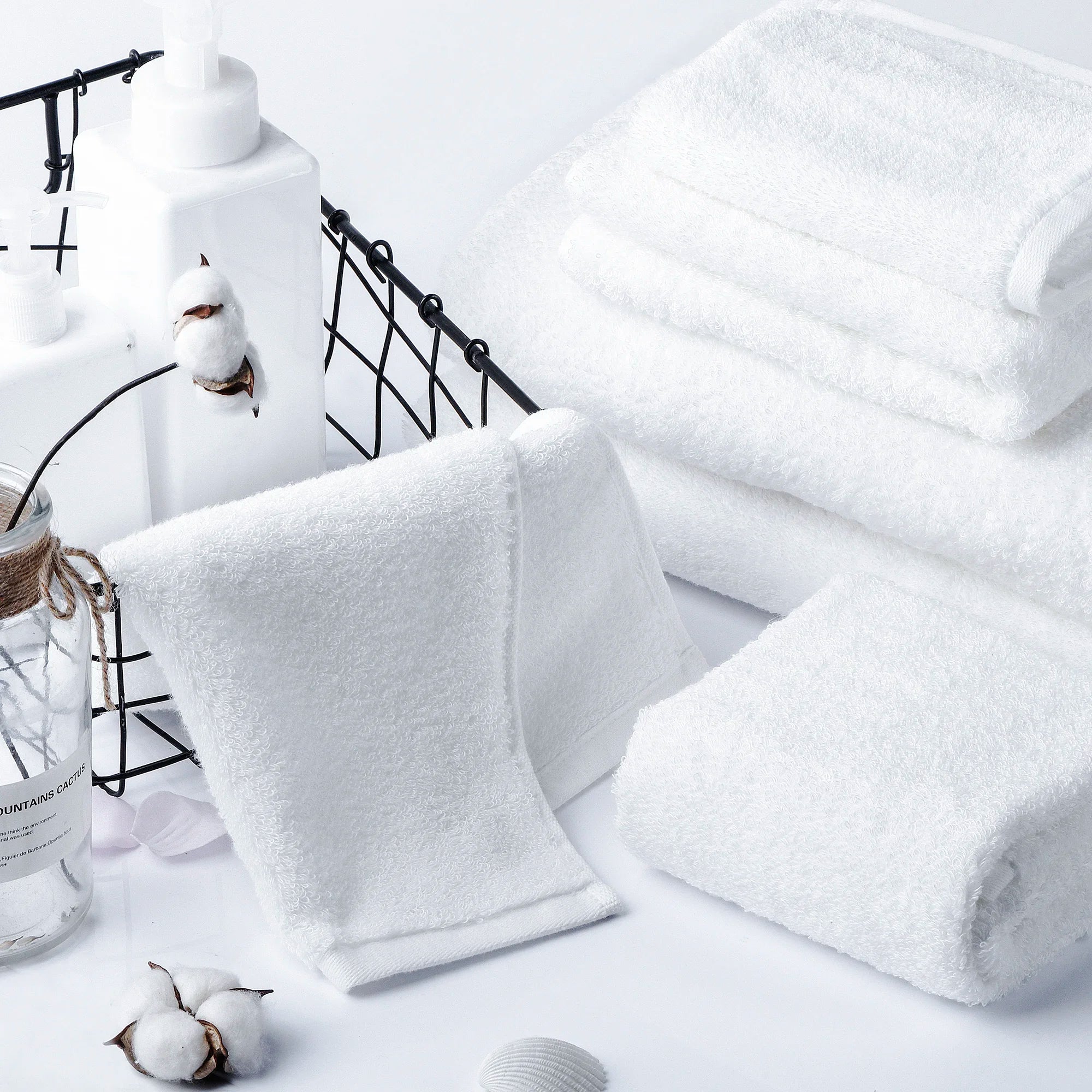 Luxury Bath Towel Set,2 Large Bath Towels Cotton  | Yazijico™