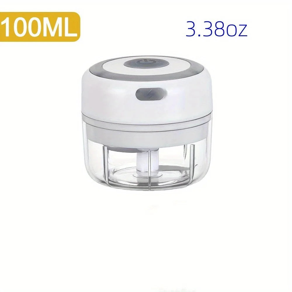 Mini Garlic Chopper - Powerful Meat Grinder And Vegetable Crusher For Quick And Easy Food Prep