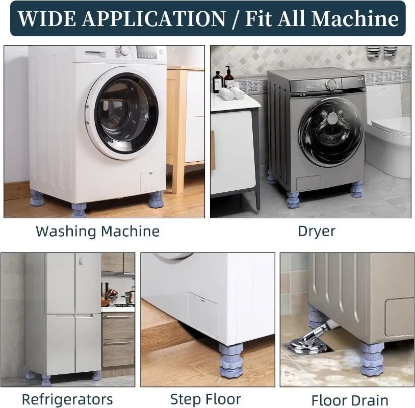 Washing Machine Foot Pad Noise Reduction | Yazijico™