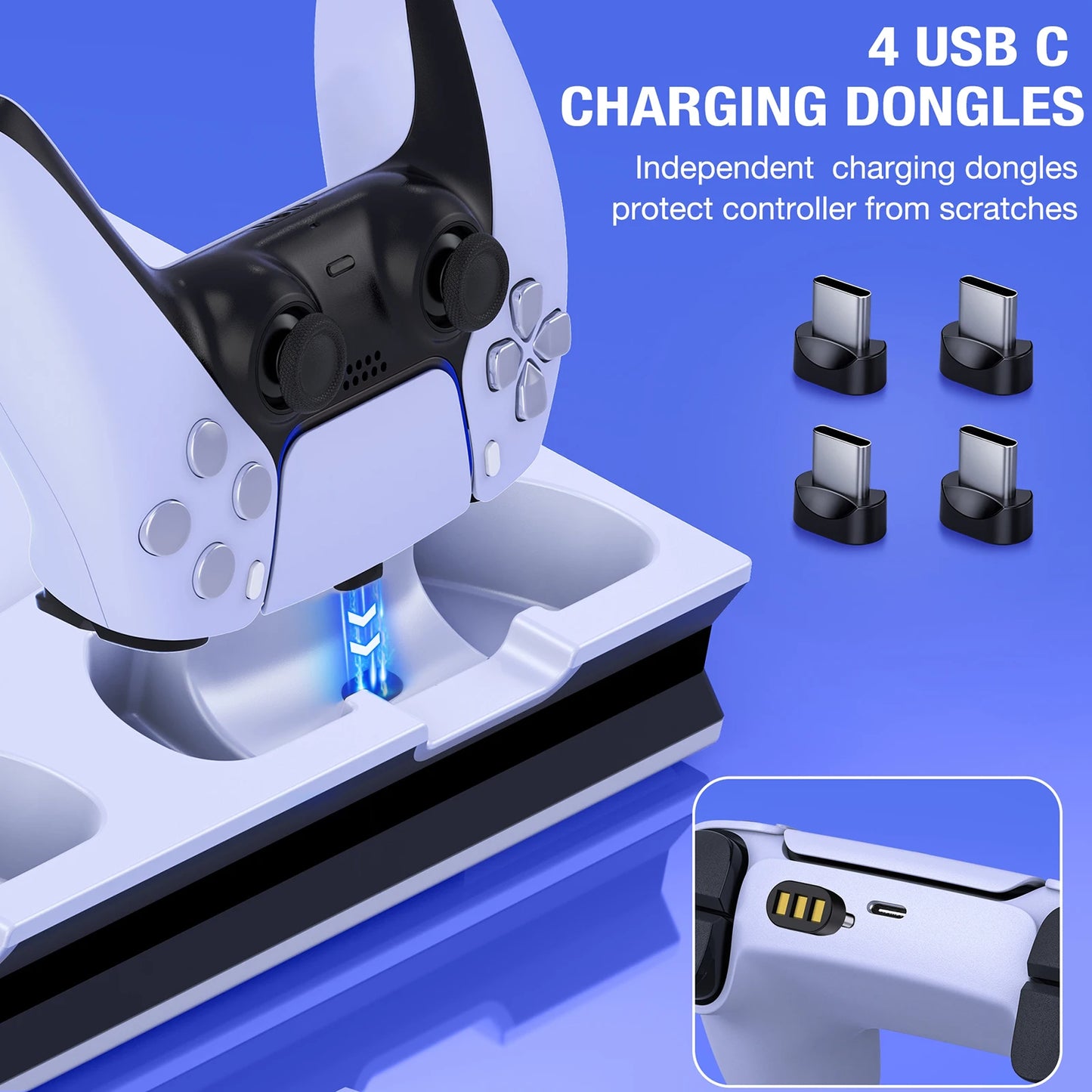 Yazijico™ Dinofire for PS5 Cooling Fan Stand Dual Fast - Yazijico™