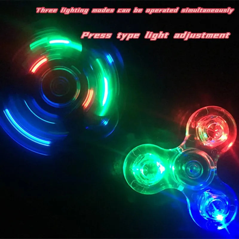 Crystal Luminous Fidget Spinner Hand | Yazijico™