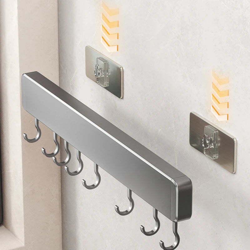 Yazijico™ Kitchen Storage Rack Non-perforated shelves Wall Mounted - Yazijico™