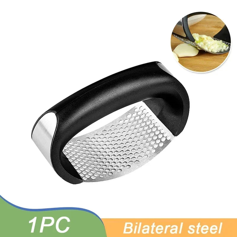 Stainless Steel Garlic Press Crusher