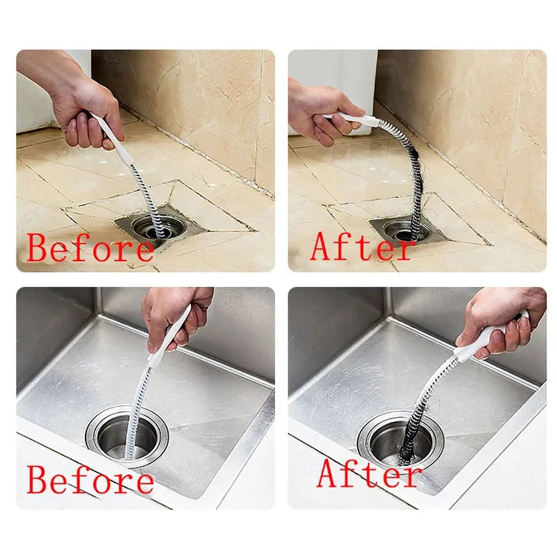 Yazijico™ Pipe Dredging Brush Bathroom Hair Sewer Sink - Yazijico™